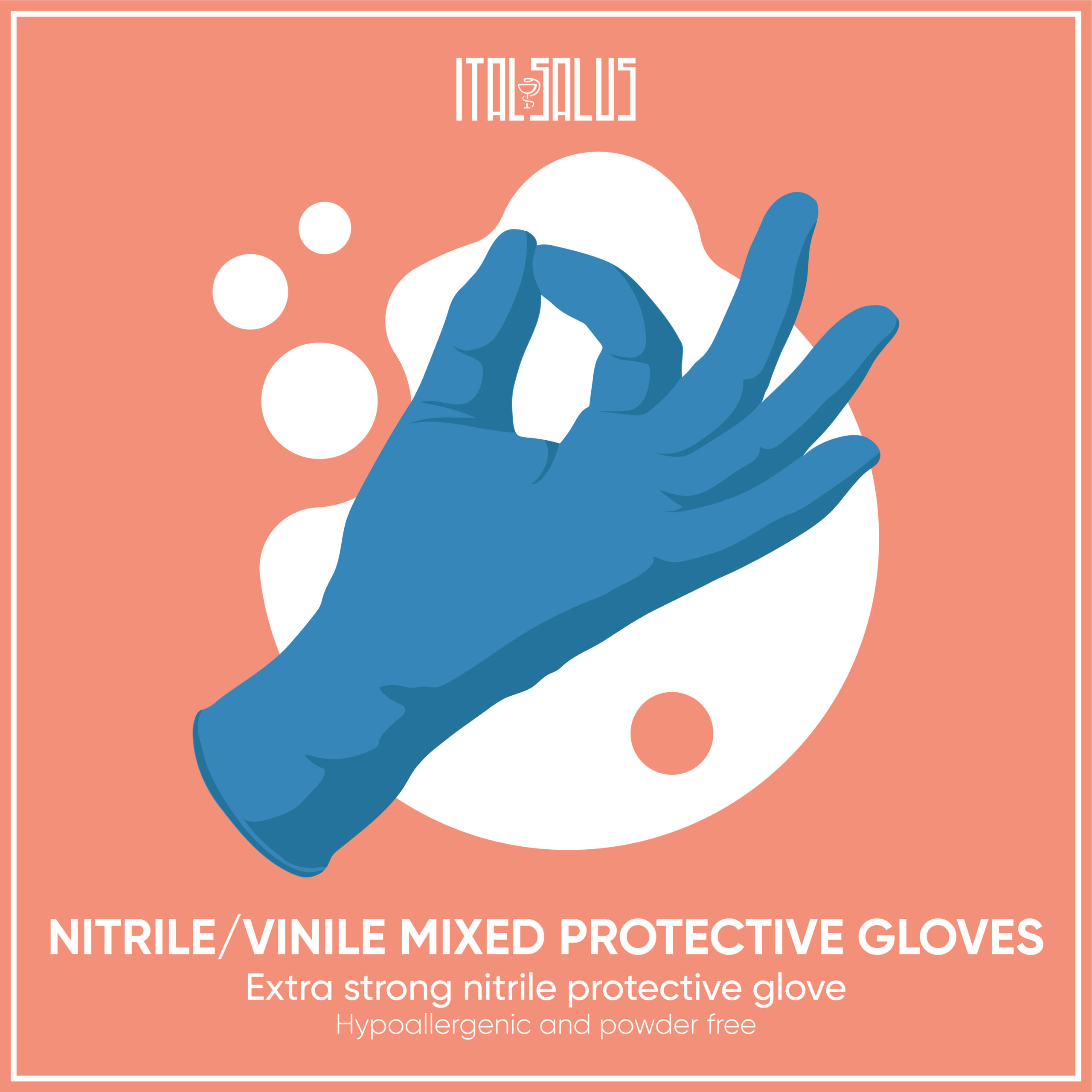 mixed protective gloves draw