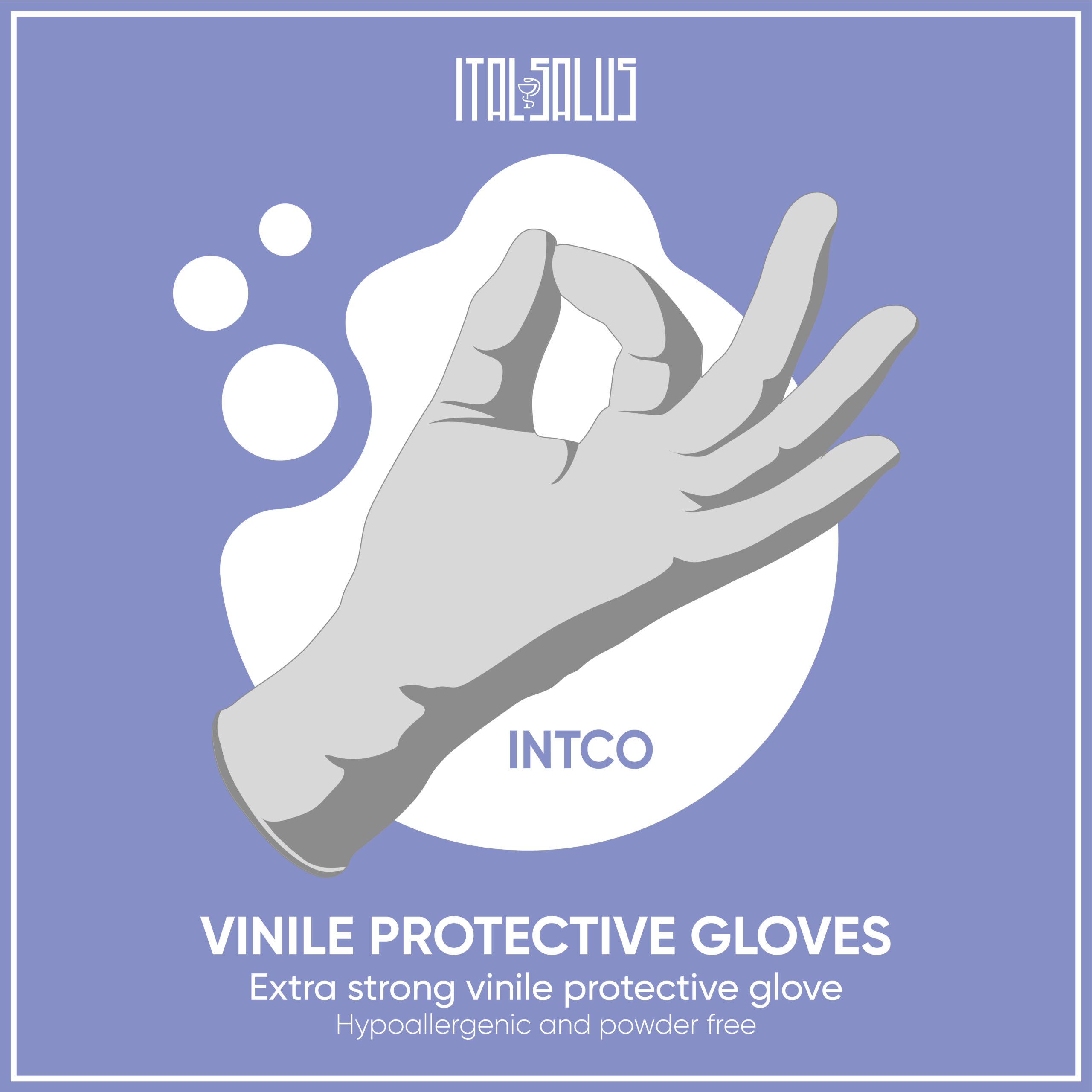 vinile protective gloves intco draw